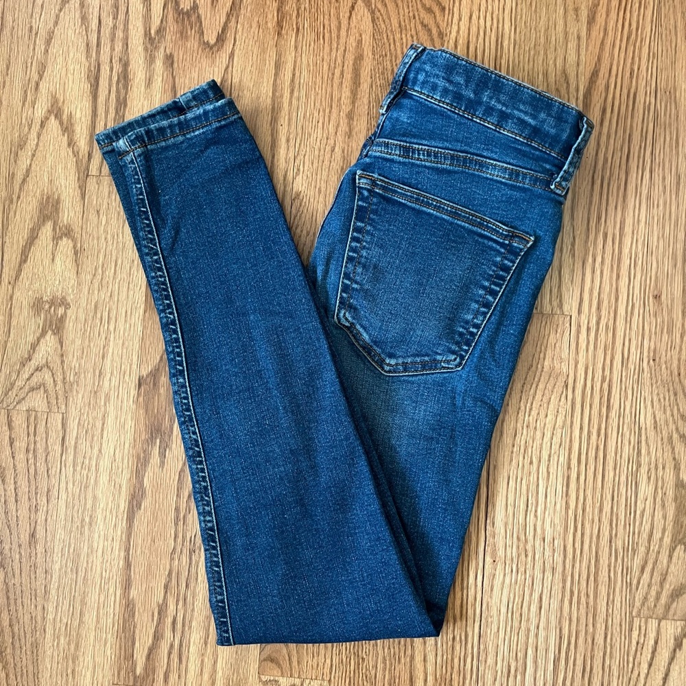Topshop Jamie Jeans - Mid Blue